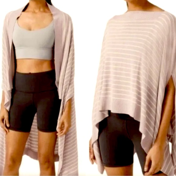 LuluLemon Forward Flow Poncho Yoga Cover Up/OS - Picture 2 of 15